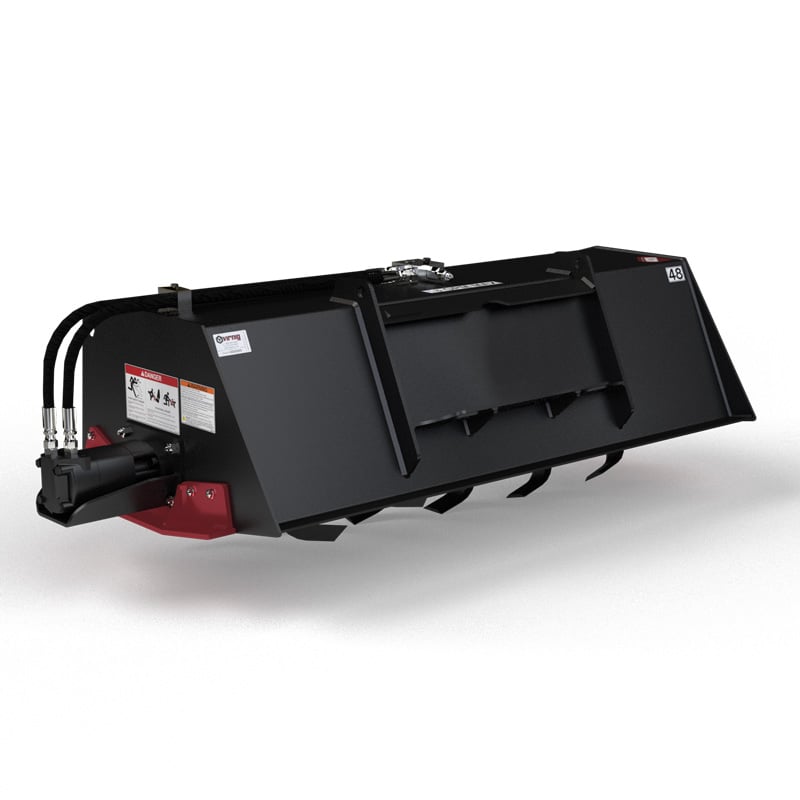 NEW! 48” Mini Skid Steer Tiller Attachment by Virnig Manufacturing